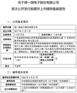又一个国产主控企业IPO辅导验收！