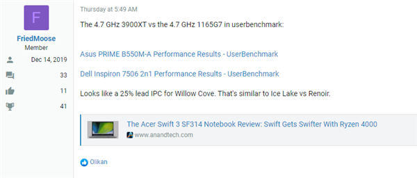 Intel 10nm+处理器发威 IPC性能25%领先于锐龙3000